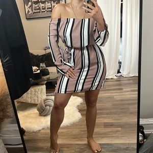 Off the shoulder dress